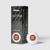 Flagge von Grenada Golfball (Verpackungen)