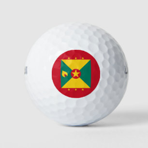 Flagge von Grenada Golfball