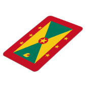 Flagge von Grenada Magnet (Linke Seite)