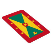 Flagge von Grenada Magnet (Rechte Seite)