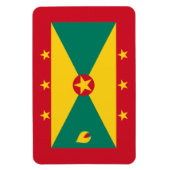 Flagge von Grenada Magnet (Vertikal)