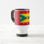 Flagge von Grenada Reisebecher (Vorderseite Links)