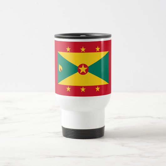 Flagge von Grenada Reisebecher (Mittel)