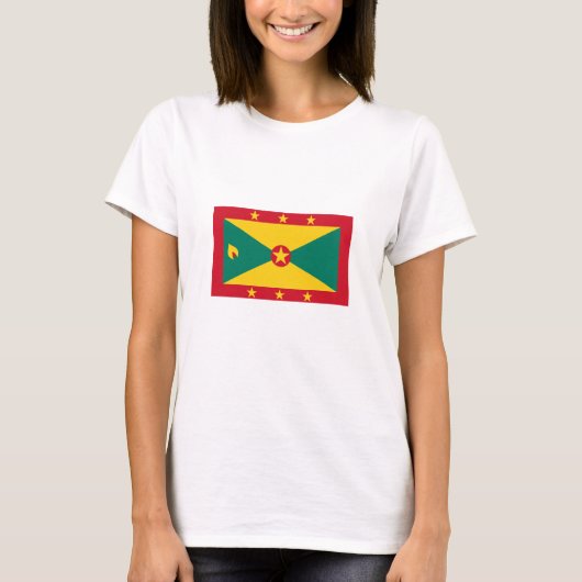 Flagge von Grenada T-Shirt (Vorderseite)