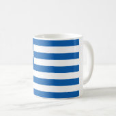 Flagge von Griechenland "ΕΛΛΆΔΑ " Kaffeetasse (VorderseiteRechts)