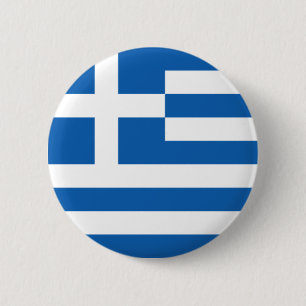 Flagge von Griechenland Button