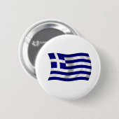 Flagge von Griechenland Button (Vorne & Hinten)