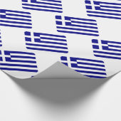 Flagge von Griechenland Geschenkpapier (Ecke)