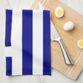 Flagge von Griechenland Geschirrtuch (Viertel Falte)