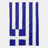 Flagge von Griechenland Geschirrtuch (Vertikal)