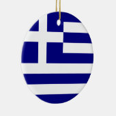 Flagge von Griechenland Keramik Ornament (Rechts)