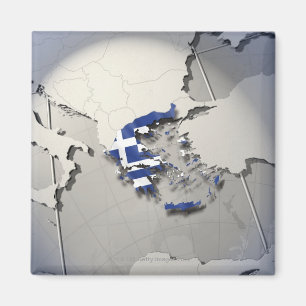 Flagge von Griechenland Magnet