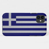 Flagge von Griechenland mit Case-Mate iPhone Hülle (Rückseite (Horizontal))
