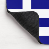 Flagge von Griechenland Mousepad (Ecke)