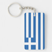 Flagge von Griechenland Schlüsselanhänger (Vorderseite)