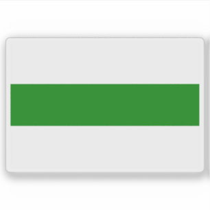 Flagge von Groningen, Niederlande Aufkleber