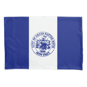 Flagge von Großzügen (Stadt Michigan) Kissenbezug
