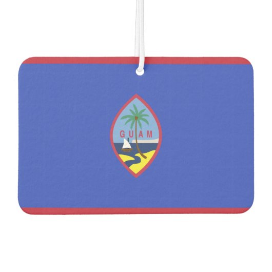 Flagge von Guam Autolufterfrischer (Vorderseite)