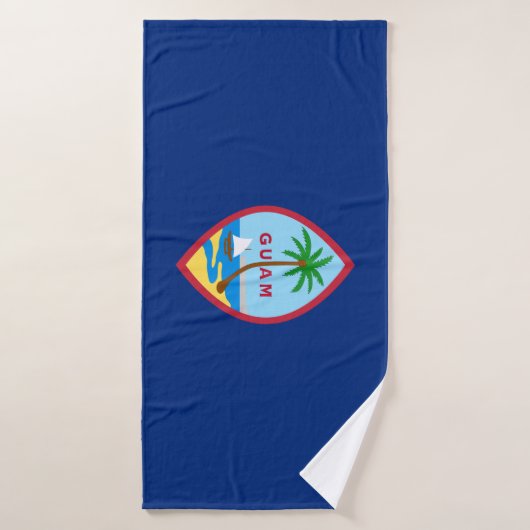 Flagge von Guam Badehandtuch (Badehandtuch)