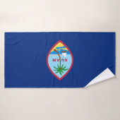 Flagge von Guam Badehandtuch (Badehandtuch)