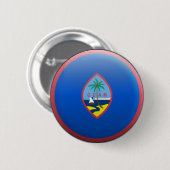 Flagge von Guam Button (Vorne & Hinten)