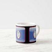 Flagge von Guam Espressotasse (Vorderseite Rechts)