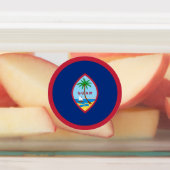 Flagge von Guam Etiketten (Befestigt)
