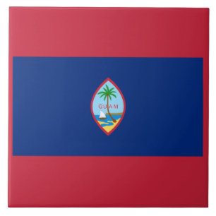 Flagge von Guam Fliese