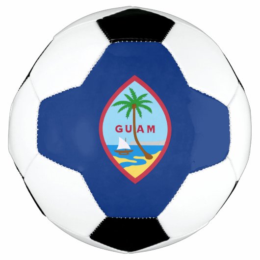 Flagge von Guam Fußball (Vorderseite)