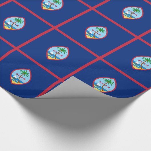 Flagge von Guam Geschenkpapier (Ecke)