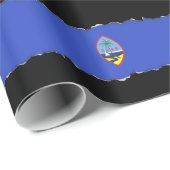 Flagge von Guam Geschenkpapier (Rolleneckpunkt)