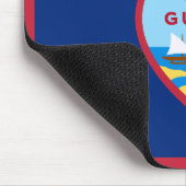 Flagge von Guam Mousepad (Ecke)