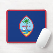 Flagge von Guam Mousepad (Mit Mouse)