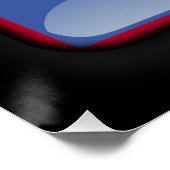 Flagge von Guam Poster (Ecke)