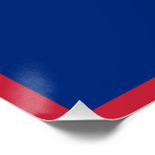 Flagge von Guam Poster (Ecke)