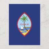 Flagge von Guam Postkarte (Vorderseite)