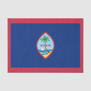 Flagge von Guam Seidenpapier