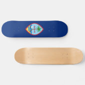 Flagge von Guam Skateboard (Horizontal)