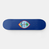 Flagge von Guam Skateboard (Horizontal)