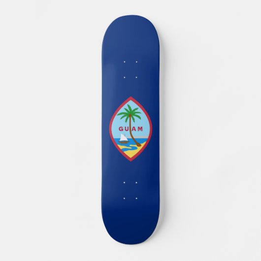 Flagge von Guam Skateboard (Vorderseite)
