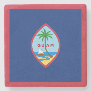 Flagge von Guam Steinuntersetzer