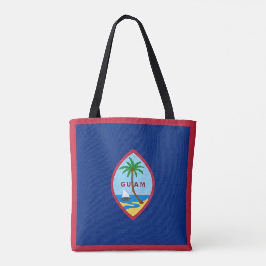 Flagge von Guam Tasche (Rückseite)