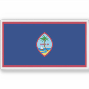 Flagge von Guam, Vereinigte Staaten Aufkleber