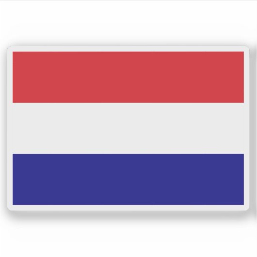 Flagge von Guaranda, Ecuador Aufkleber (Vorderseite)