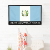 Flagge von Guatamala Banner (Insitu)