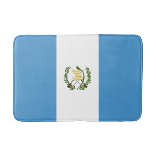 Flagge von Guatemala Badematte (Vorderseite)