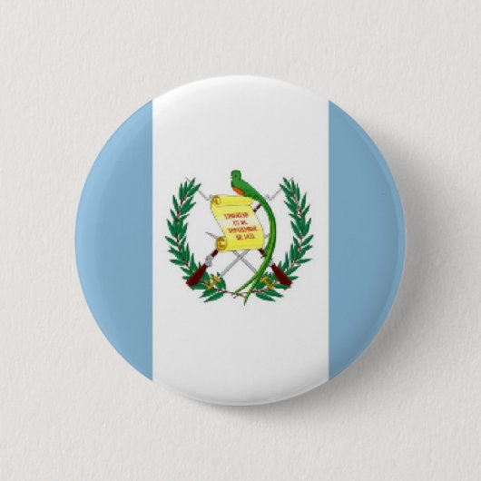 Flagge von Guatemala Button (Vorderseite)