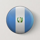 Flagge von Guatemala Button (Vorderseite)