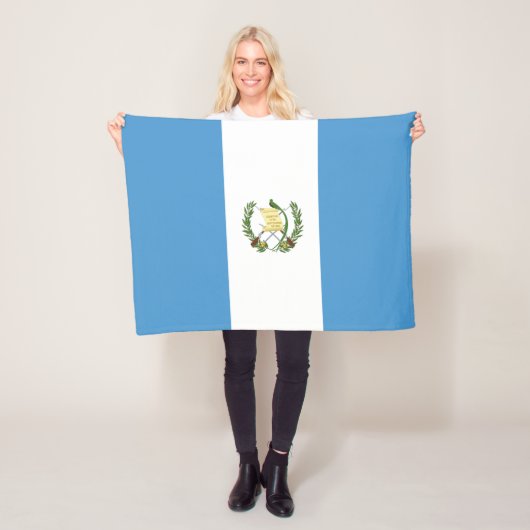 Flagge von Guatemala Fleecedecke (Beispiel)