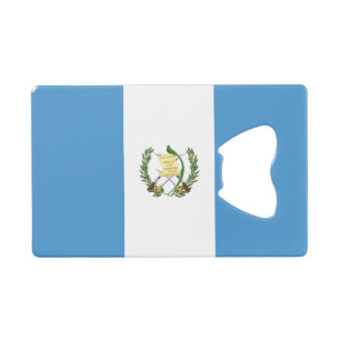 Flagge von Guatemala Geldbeutel Flaschenöffner